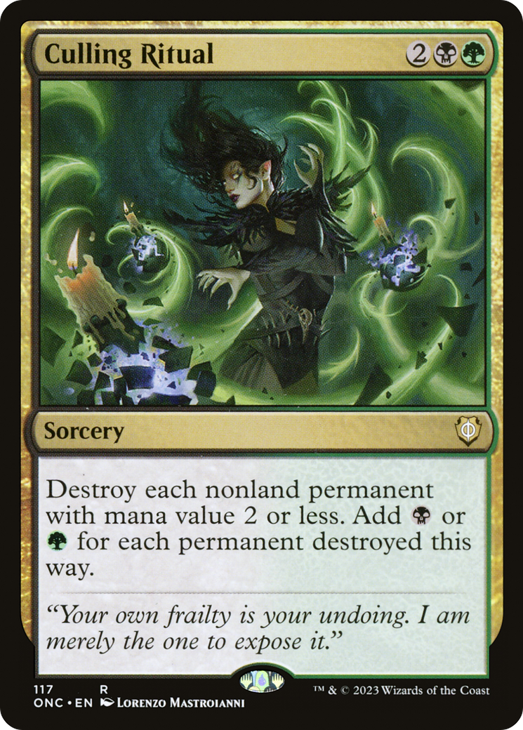 Image of Culling Ritual [Phyrexia: All Will Be One Commander]