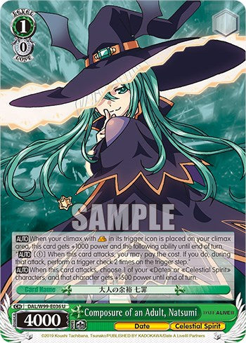 Image of Composure of an Adult, Natsumi [Date A Live Vol.2]