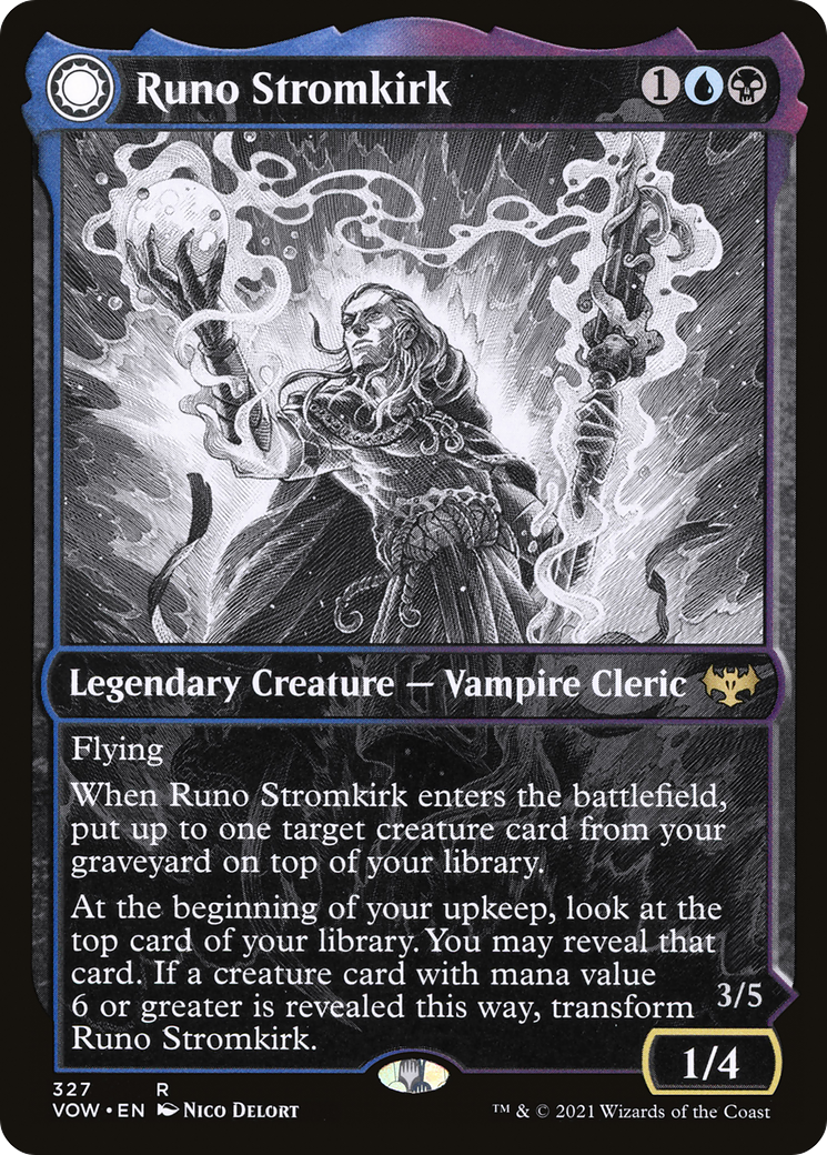 Image of Runo Stromkirk // Krothuss, Lord of the Deep (Showcase Eternal Night) [Innistrad: Crimson Vow]