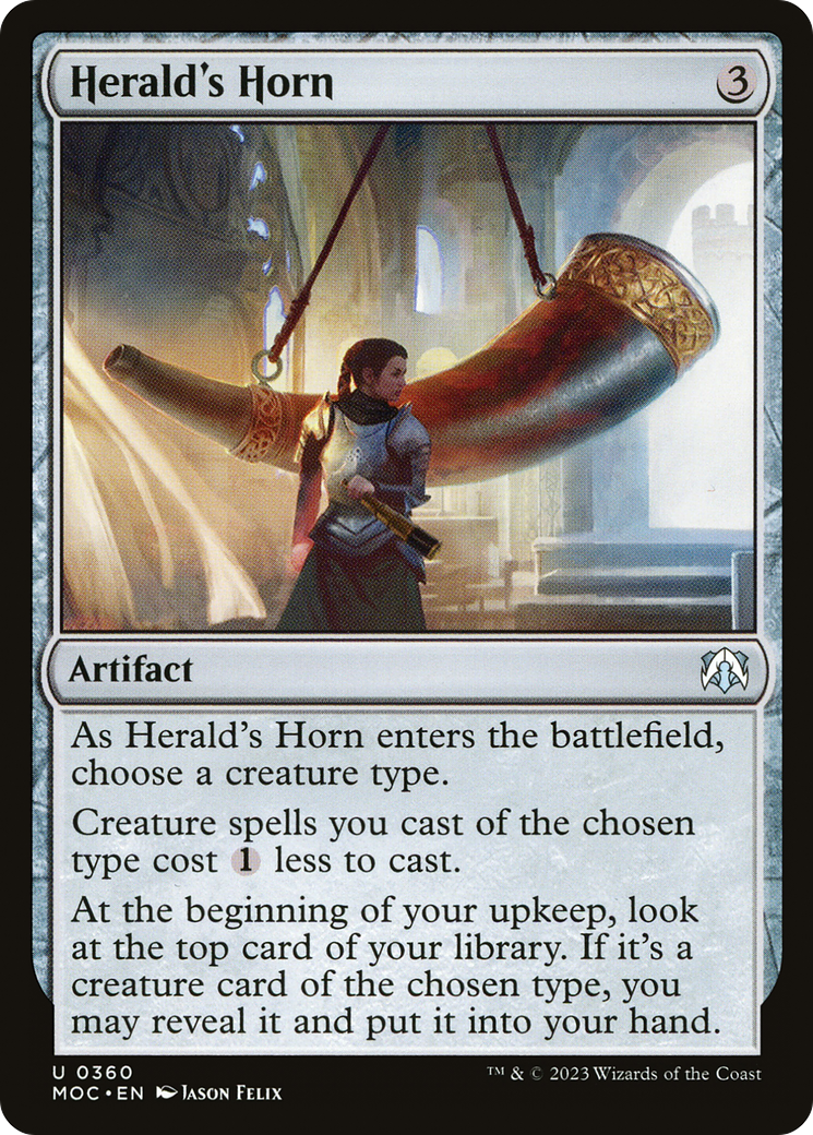Image of Herald's Horn [March of the Machine Commander]