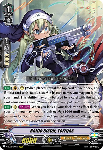 Image of Battle Sister, Torrijas (V-SS08/010EN) [Clan Selection Plus Vol.2]