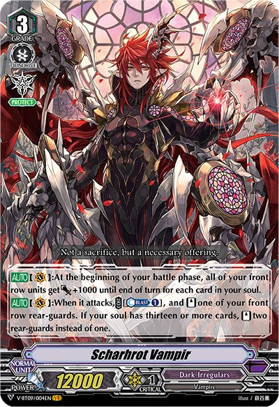 Image of Scharhrot Vampir (V-BT09/004EN) [Butterfly d'Moonlight]