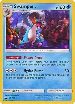 Image of Swampert (35/168) (Theme Deck Exclusive) [Sun & Moon: Celestial Storm]