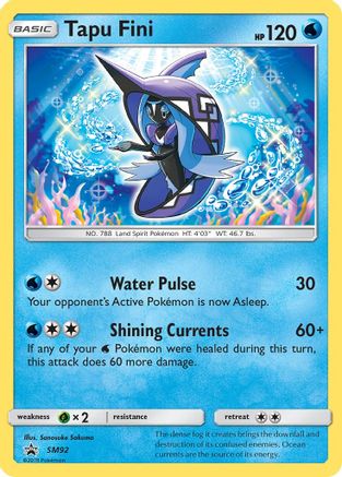 Image of Tapu Fini (SM92) [Sun & Moon: Black Star Promos]