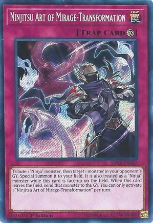 Image of Ninjitsu Art of Mirage-Transformation [SHVA-EN015] Secret Rare