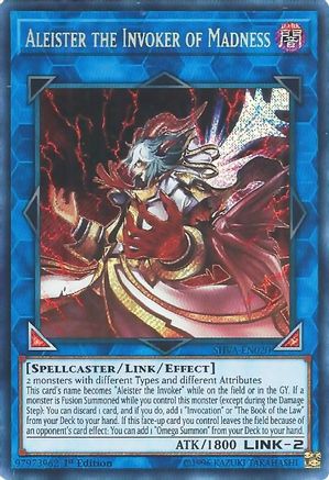 Image of Aleister the Invoker of Madness [SHVA-EN020] Secret Rare