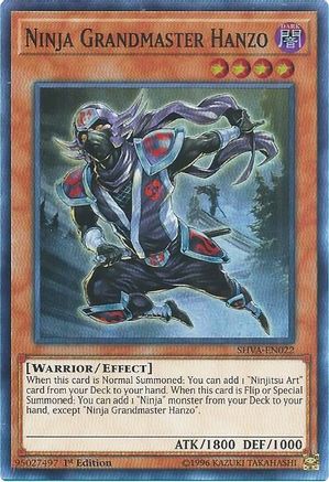 Image of Ninja Grandmaster Hanzo [SHVA-EN022] Super Rare