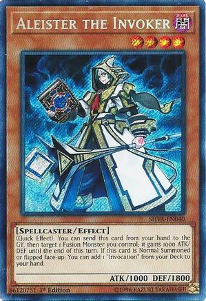 Image of Aleister the Invoker [SHVA-EN040] Secret Rare