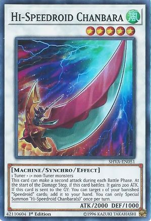Image of Hi-Speedroid Chanbara [SHVA-EN051] Super Rare
