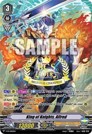 Image of King of Knights, Alfred (BCS 2018) (V-PR/0012EN) [V Promo Cards]
