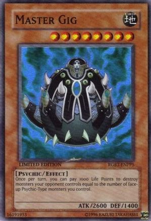 Image of Master Gig [RGBT-ENPP5] Super Rare