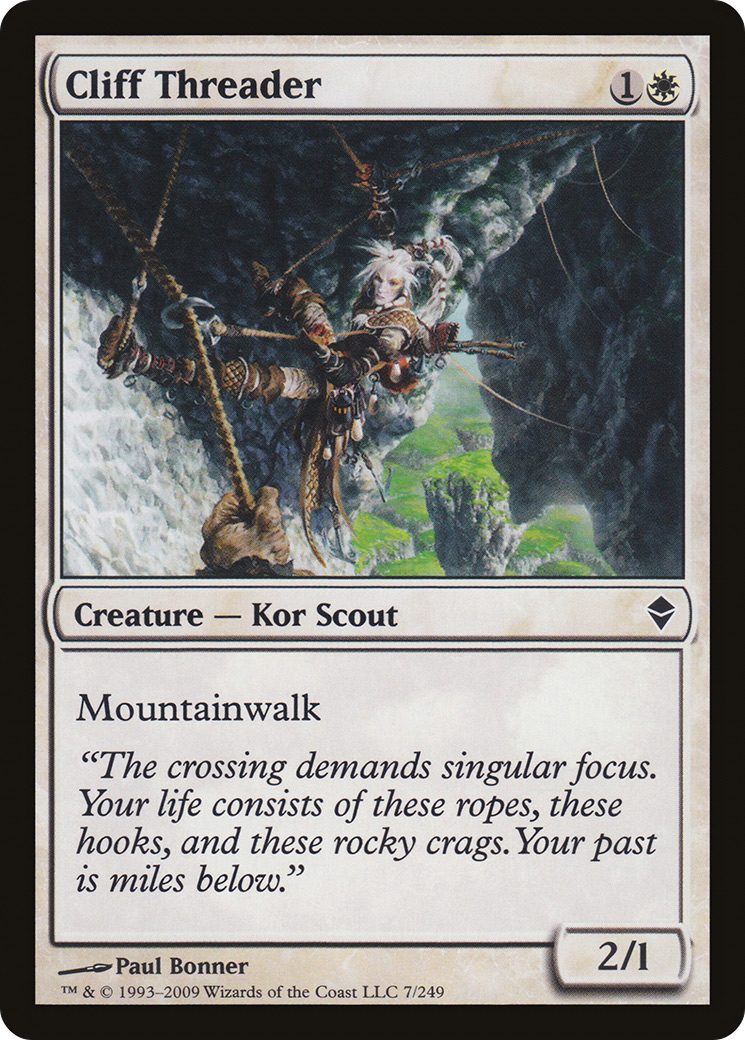 Image of Cliff Threader [Zendikar]