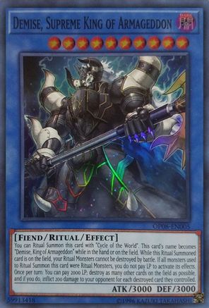 Image of Demise, Supreme King of Armageddon [OP08-EN005] Super Rare
