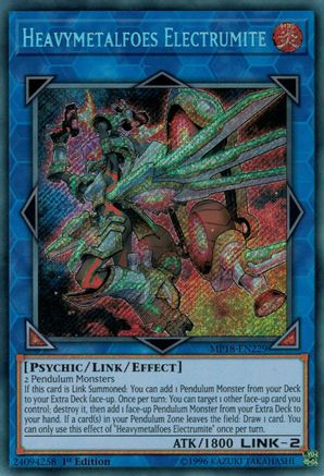 Image of Heavymetalfoes Electrumite [MP18-EN229] Secret Rare