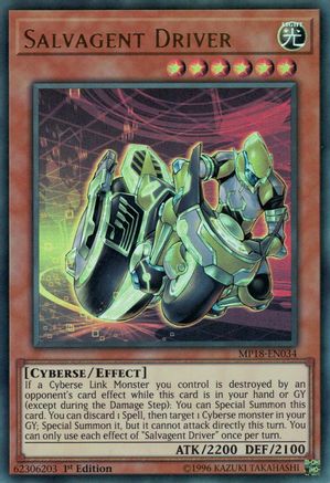 Image of Salvagent Driver [MP18-EN034] Ultra Rare
