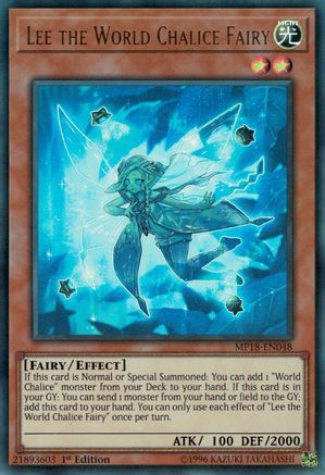 Image of Lee the World Chalice Fairy [MP18-EN048] Ultra Rare