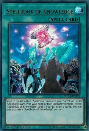 Image of Spellbook of Knowledge [MP18-EN076] Ultra Rare