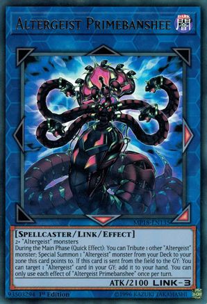 Image of Altergeist Primebanshee [MP18-EN135] Ultra Rare