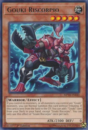 Image of Gouki Riscorpio [MP18-EN040] Rare