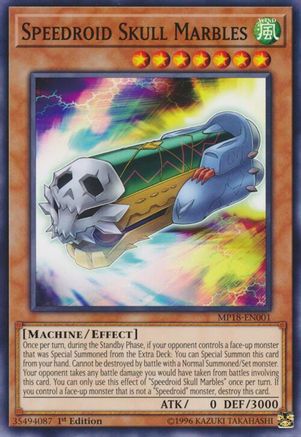 Image of Speedroid Skull Marbles [MP18-EN001] Common