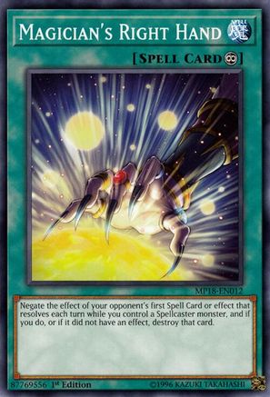 Image of Magician's Right Hand [MP18-EN012] Common