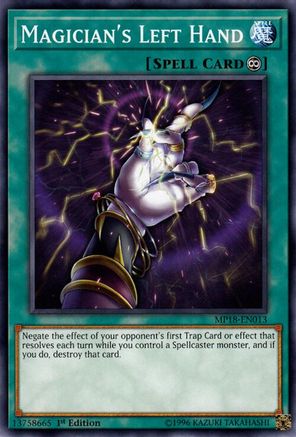 Image of Magician's Left Hand [MP18-EN013] Common