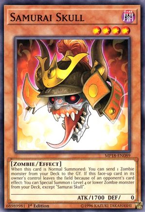 Image of Samurai Skull [MP18-EN089] Common