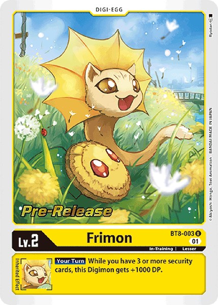 Image of Frimon [BT8-003] [New Awakening Pre-Release Cards]