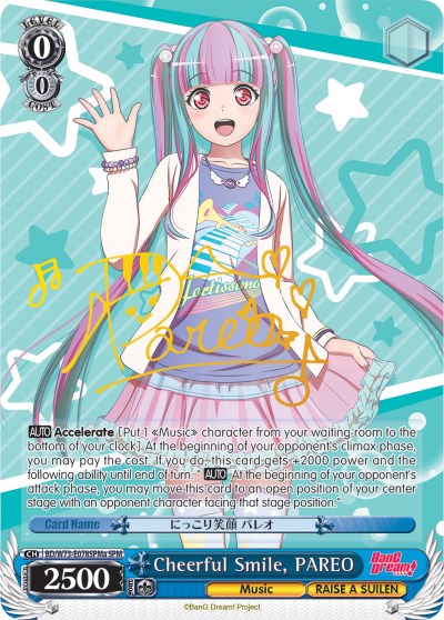 Image of Cheerful Smile, PAREO (BD/W73-E078SPMa SPM) [BanG Dream! Vol.2]