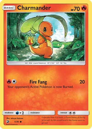 Image of Charmander (1/70) [Sun & Moon: Dragon Majesty]