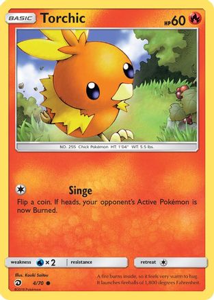 Image of Torchic (4/70) [Sun & Moon: Dragon Majesty]