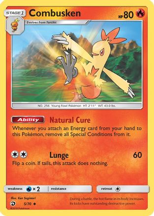Image of Combusken (5/70) [Sun & Moon: Dragon Majesty]