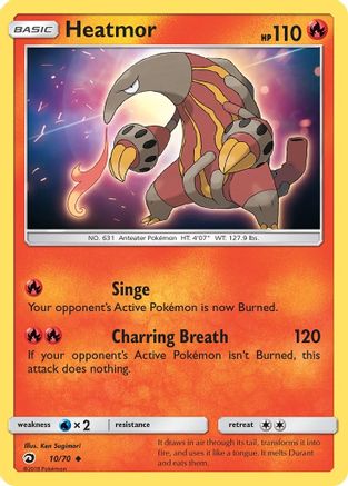 Image of Heatmor (10/70) [Sun & Moon: Dragon Majesty]