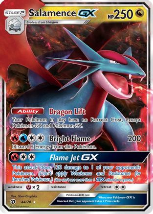 Image of Salamence GX (44/70) [Sun & Moon: Dragon Majesty]