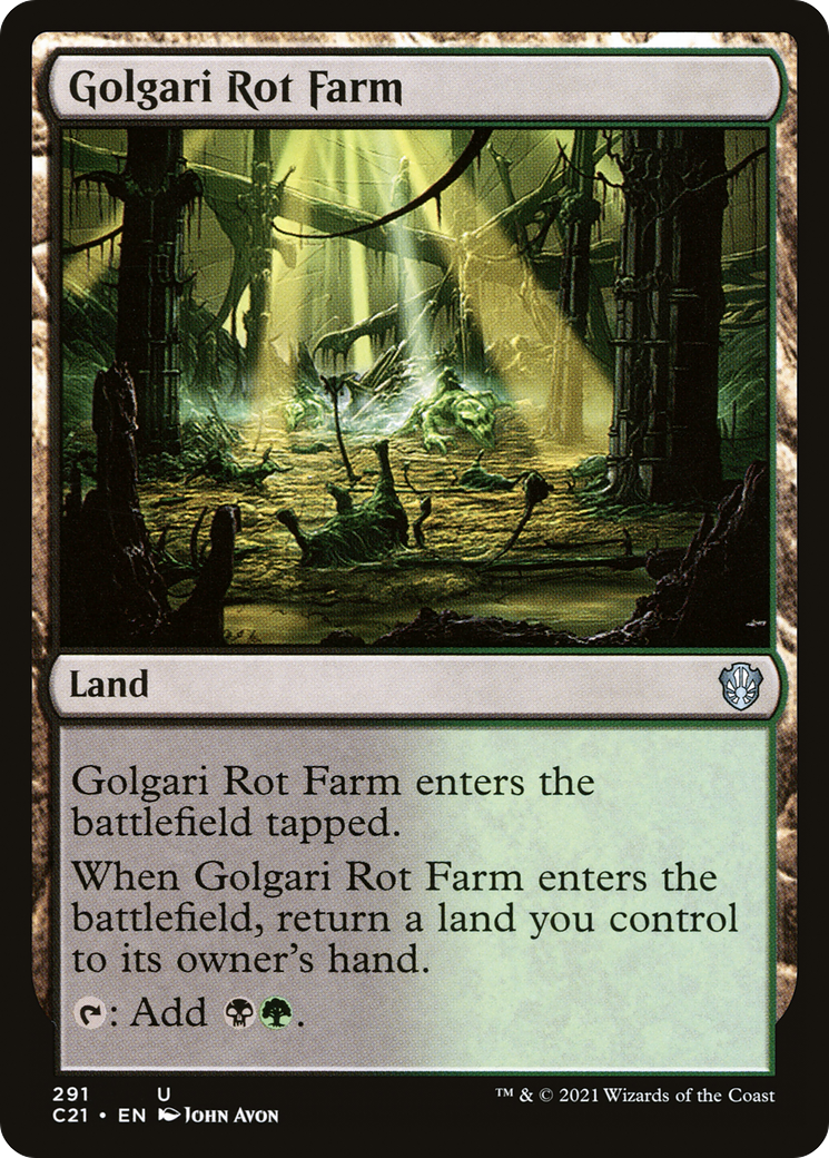Image of Golgari Rot Farm [Commander 2021]