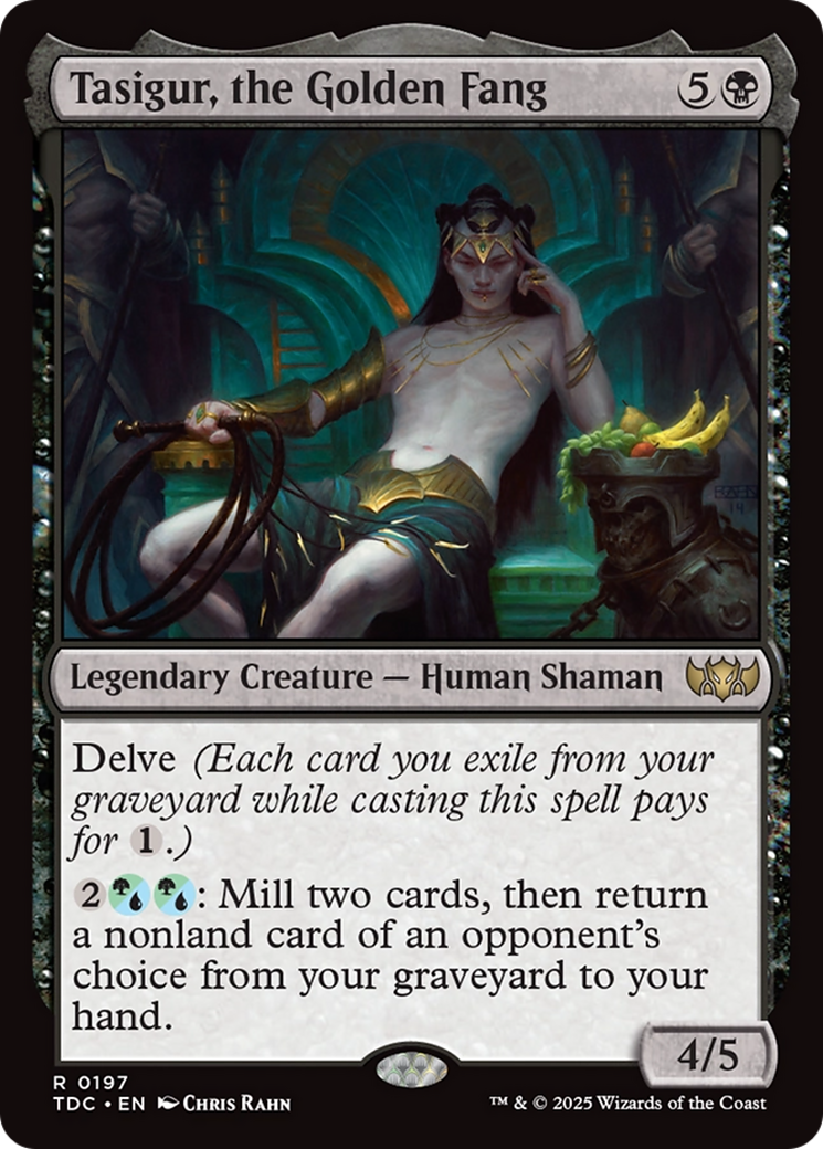 Image of Tasigur, the Golden Fang [Tarkir: Dragonstorm Commander]