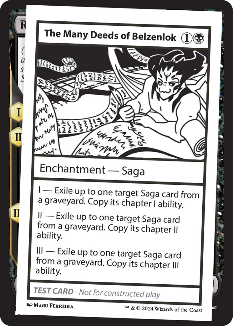 Image of The Many Deeds of Belzenlok [Mystery Booster 2 Playtest Cards]