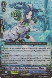 Blue Storm Battle Princess, Theta (G-CB02/010EN) [Commander of the Incessant Waves]