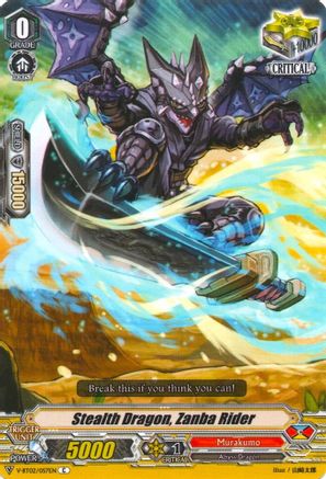 Image of Stealth Dragon, Zanba Rider (STRONGEST! TEAM AL4)