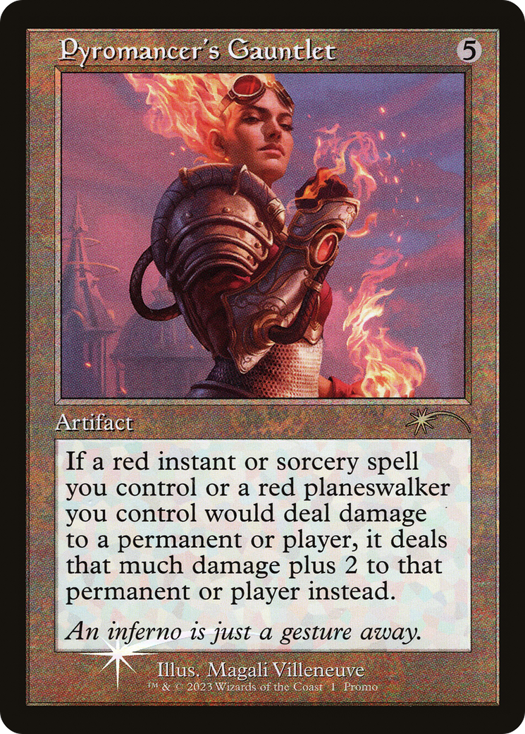 Image of Pyromancer's Gauntlet (Retro) [Media Promos]
