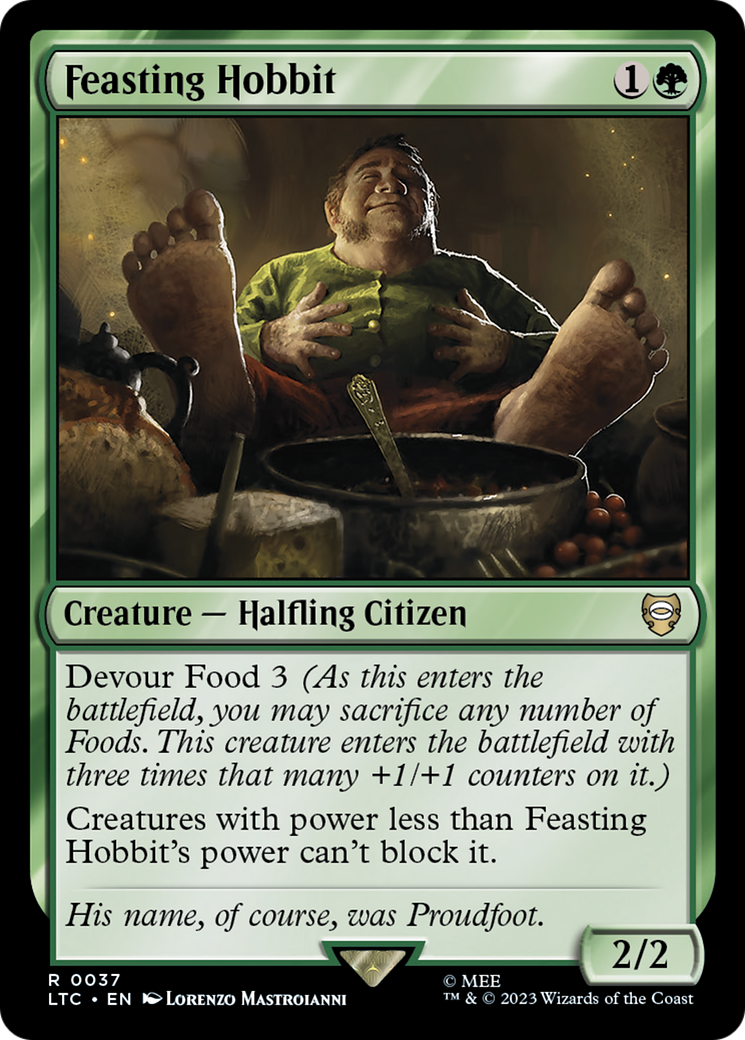 Image of Feasting Hobbit [The Lord of the Rings: Tales of Middle-Earth Commander]