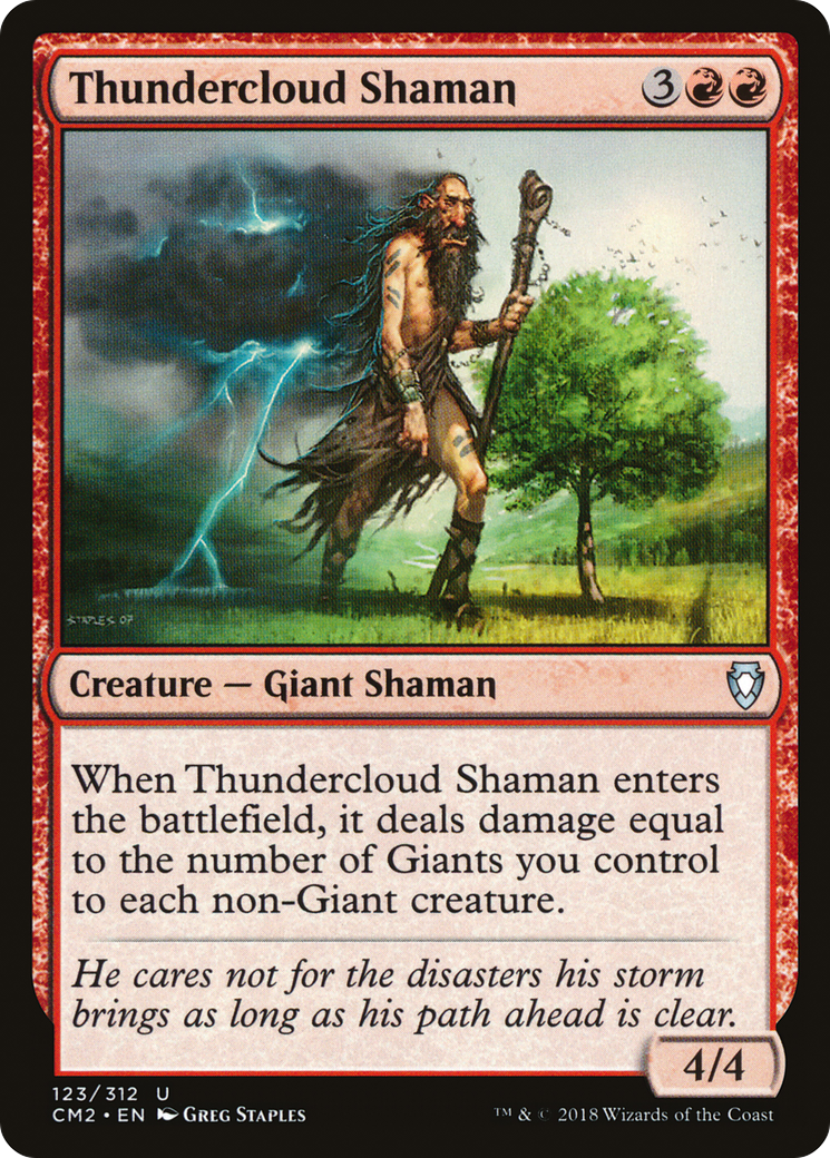 Image of Thundercloud Shaman [Commander Anthology Volume II]