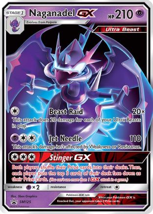 Image of Naganadel GX (SM125) [Sun & Moon: Black Star Promos]