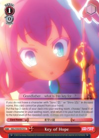 Image of Key of Hope (NGL/S58-E074 U) [No Game No Life]