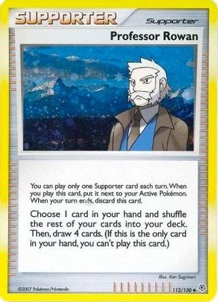 Image of Professor Rowan (112/130) (Cosmos Holo) [Diamond & Pearl: Base Set]