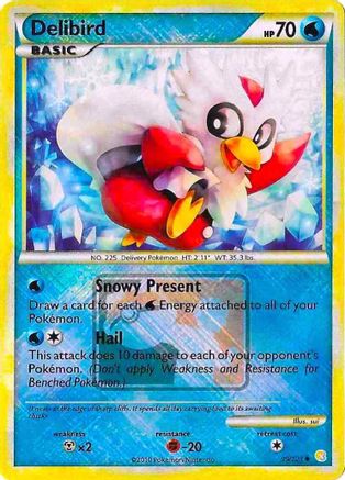 Image of Delibird (39/123) (League Promo) [HeartGold & SoulSilver: Base Set]