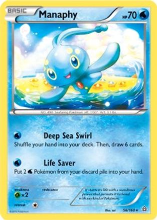 Image of Manaphy (56/160) (Battle Arena Deck Exclusive) (Theme Deck Exclusive) [XY: Primal Clash]