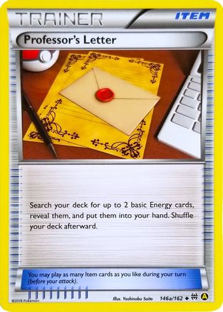 Image of Professor's Letter (146a/162) [Alternate Art Promos]