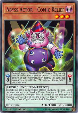 Image of Abyss Actor - Comic Relief [LED3-EN046] Rare