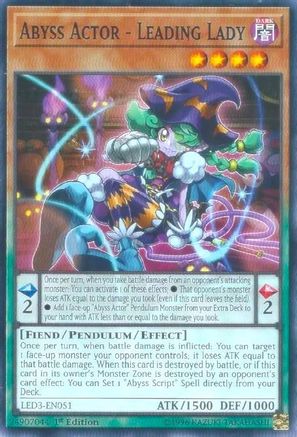 Image of Abyss Actor - Leading Lady [LED3-EN051] Common